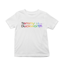 Load image into Gallery viewer, Tammy Duckworth Pride Kids T-Shirt
